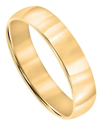 Macy's 5mm Low Dome Wedding Band Ring 10k White Gold (Also Yellow Gold)
