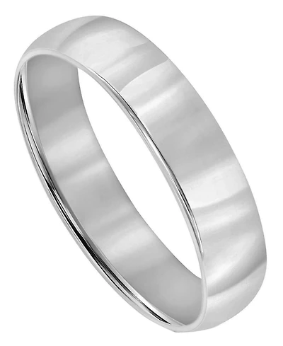 Macy's 5mm Low Dome Wedding Band Ring 10k White Gold (Also Yellow Gold)