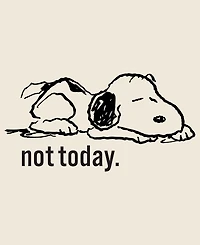 Hybrid Apparel Men's Snoopy Not Today Crewneck T-Shirt