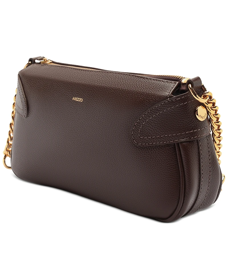 Arezzo Elena Small Leather Crossbody Handbag