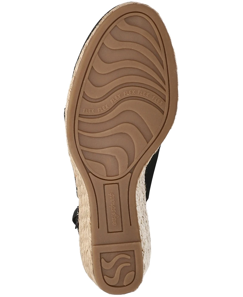Easy Street Women's Aloha Espadrille Wedge Sandals