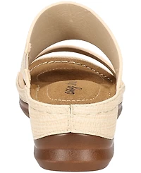 Easy Street Women's Larrain Wedge Slide Sandals