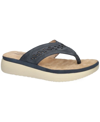 Easy Street Women's Sonny Platform Thong Sandals