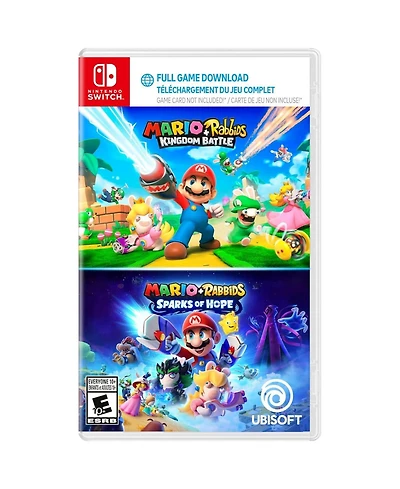 Nintendo Mario + Rabbids Kingdom Battle and Sparks of Hope Bundle - Nintendo Switch - Code in a Box