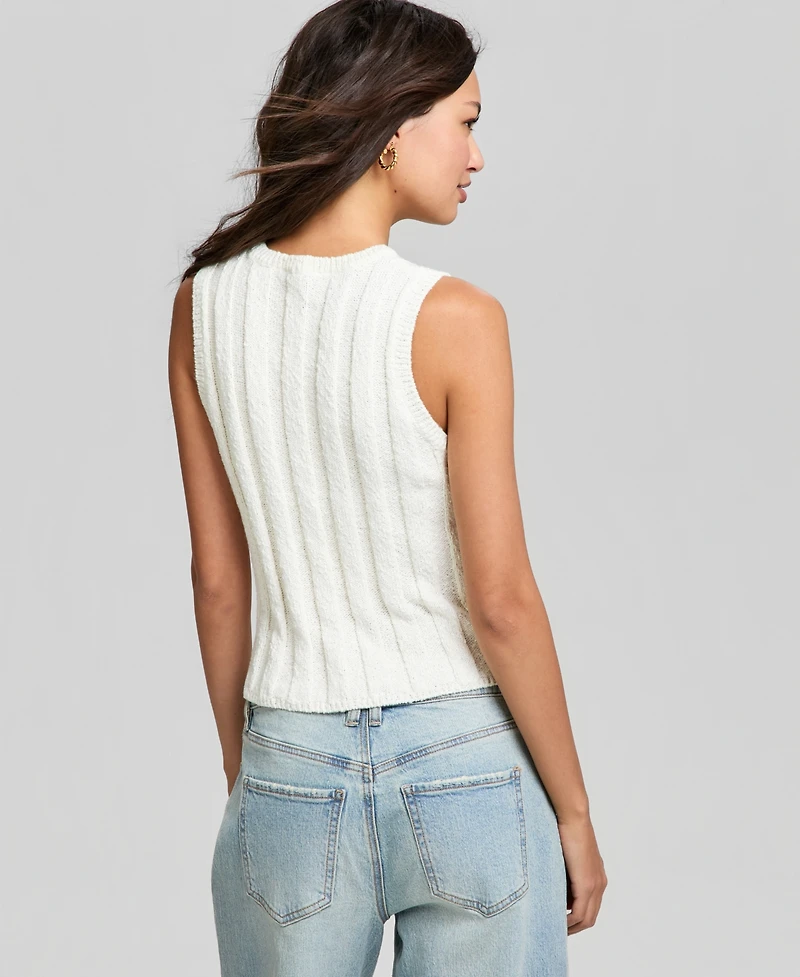 And Now This Women's Slub Ribbed Sweater Tank Top, Macy's Exclusive