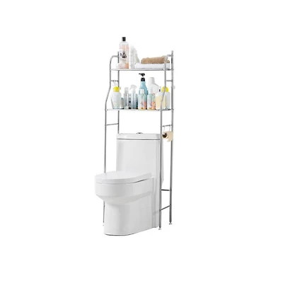 Homfan Freestanding Bathroom Organizers and Storage, Bathroom Organizer Space Saver Easy Assembly