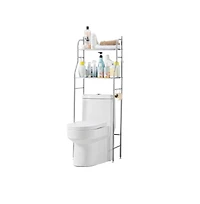 Homfan Freestanding Bathroom Organizers and Storage, Bathroom Organizer Space Saver Easy Assembly