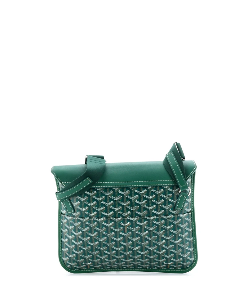 Pre-Owned Goyard Coursier Messenger Bag Coated Canvas and Leather