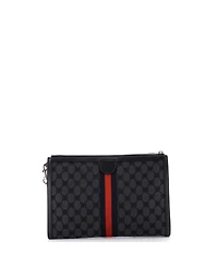 Pre-Owned Balenciaga x Gucci The Hacker Project Web Wristlet Clutch Bb Canvas