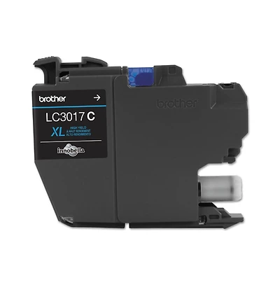 Brother LC3017C Innobella 550 Page-Yield High-Yield Ink - Cyan
