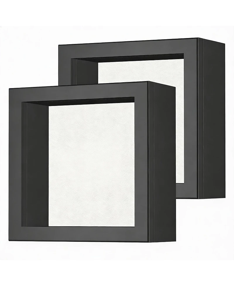 Yigii Shadow Box Frame: Magnetic Door, Linen Back