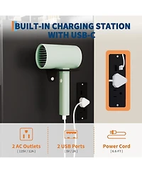 Gaomon 36" Makeup Vanity Desk with Led Lights, 4 Large Drawers, and 3 Lighting Modes