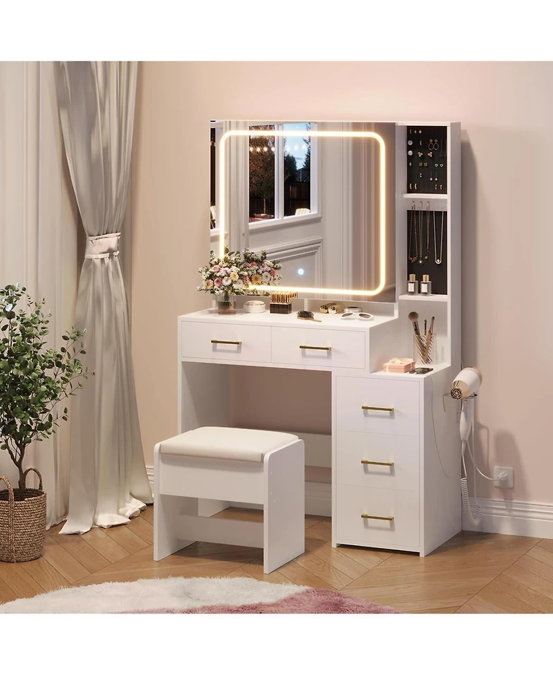 Gaomon Vanity Desk Mirror and Lights