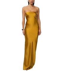 Jluxlabel Women's Regal Rising Satin Maxi Dress
