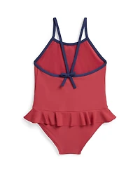 Polo Ralph Lauren Baby Girls' Polo Bear One-Piece Swimsuit