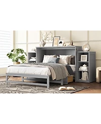 Streamdale Furniture Murphy bed with storage drawers & shelves