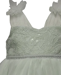 Bonnie Baby Girls' Embroidered Ballerina Party Dress and Bloomers
