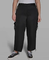 Karl Lagerfeld Paris Plus Bungee Cargo Pants
