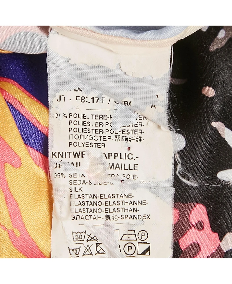 Pre-Owned Dolce & Gabbana Women's Multicolor Printed Satin Tunic