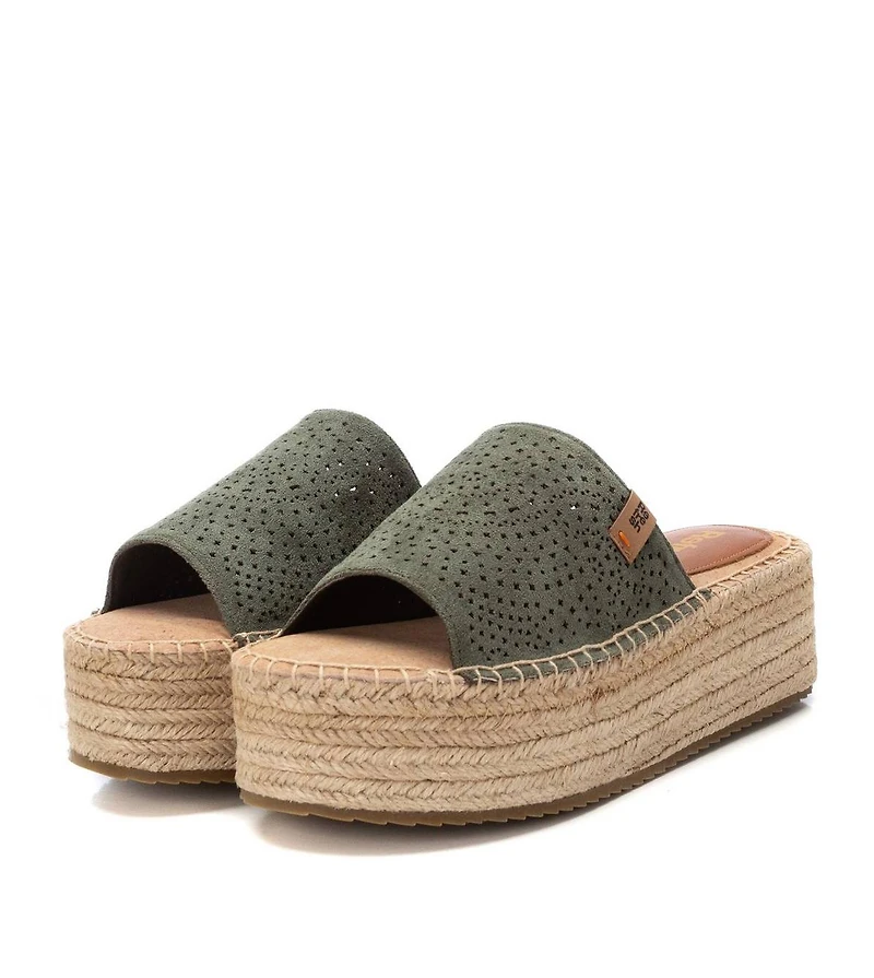 Women's Jute Wrapped Platform Sandals Refresh By Xti