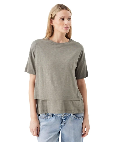 Ripe Maternity Claud Nursing Tee Moss