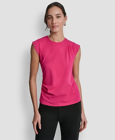 Dkny Women's Stud-Detail Sleeveless Top