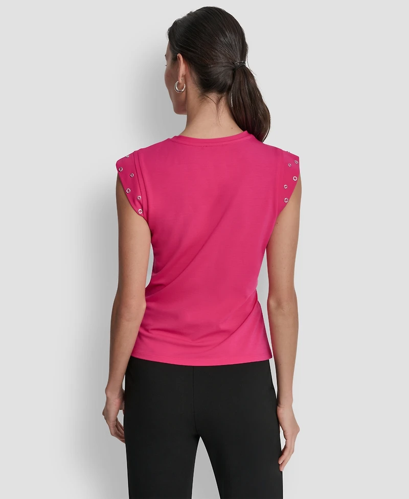 Dkny Women's Stud-Detail Sleeveless Top