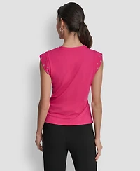 Dkny Women's Stud-Detail Sleeveless Top