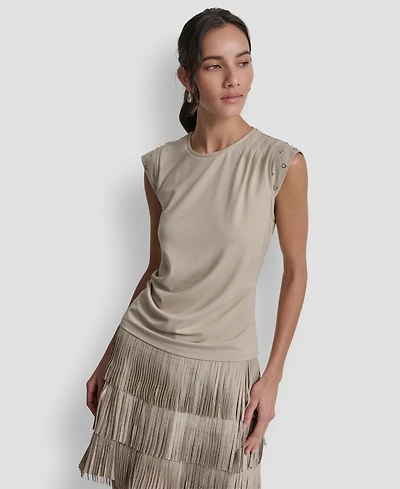 Dkny Women's Stud-Detail Sleeveless Top