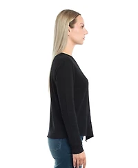 Wilt Clothing Women's Long Sleeve with Asymmetrical Hem Tee