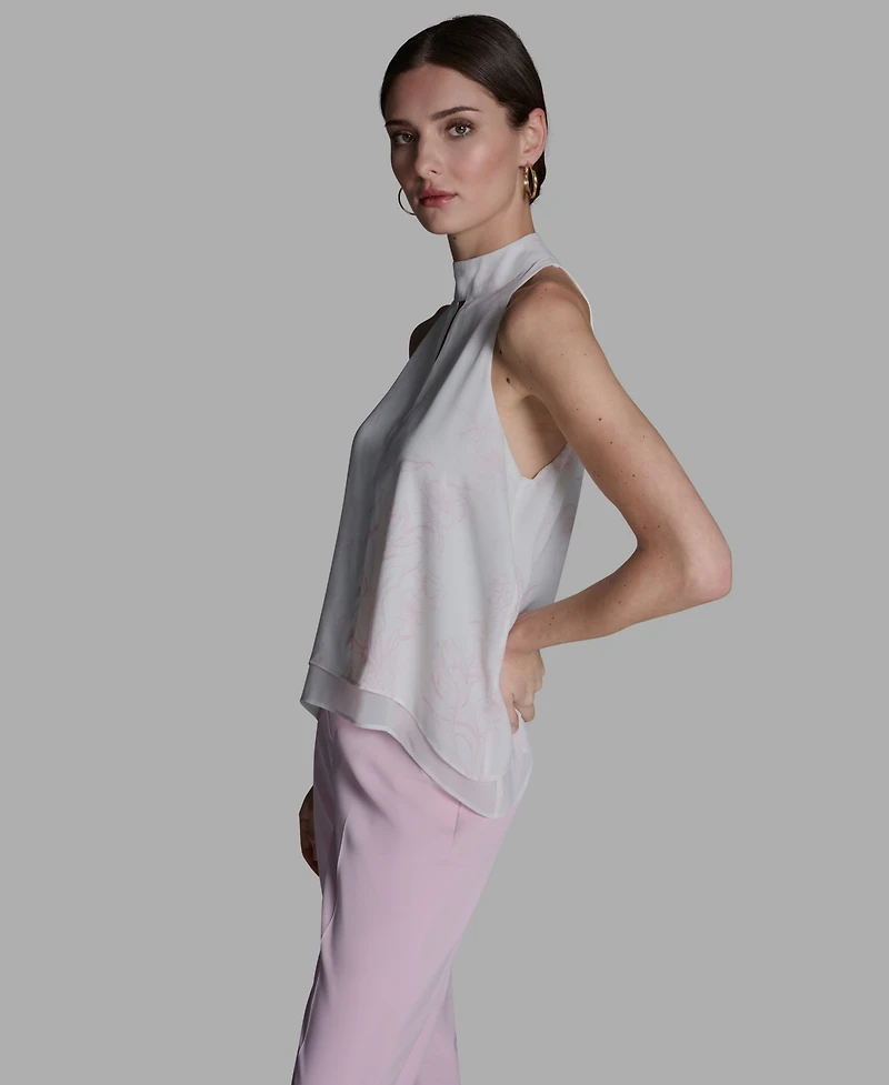 Bcbg Women's Halter Neck Sleeveless Blouse