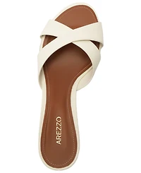 Arezzo Women's Ava Slip-On Wedge Sandals