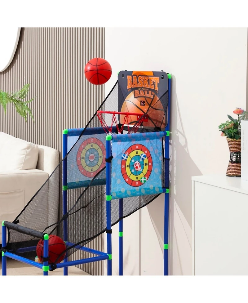 Trimate Game Set: Arcade Basketball & Hoop