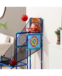 Trimate Game Set: Arcade Basketball & Hoop