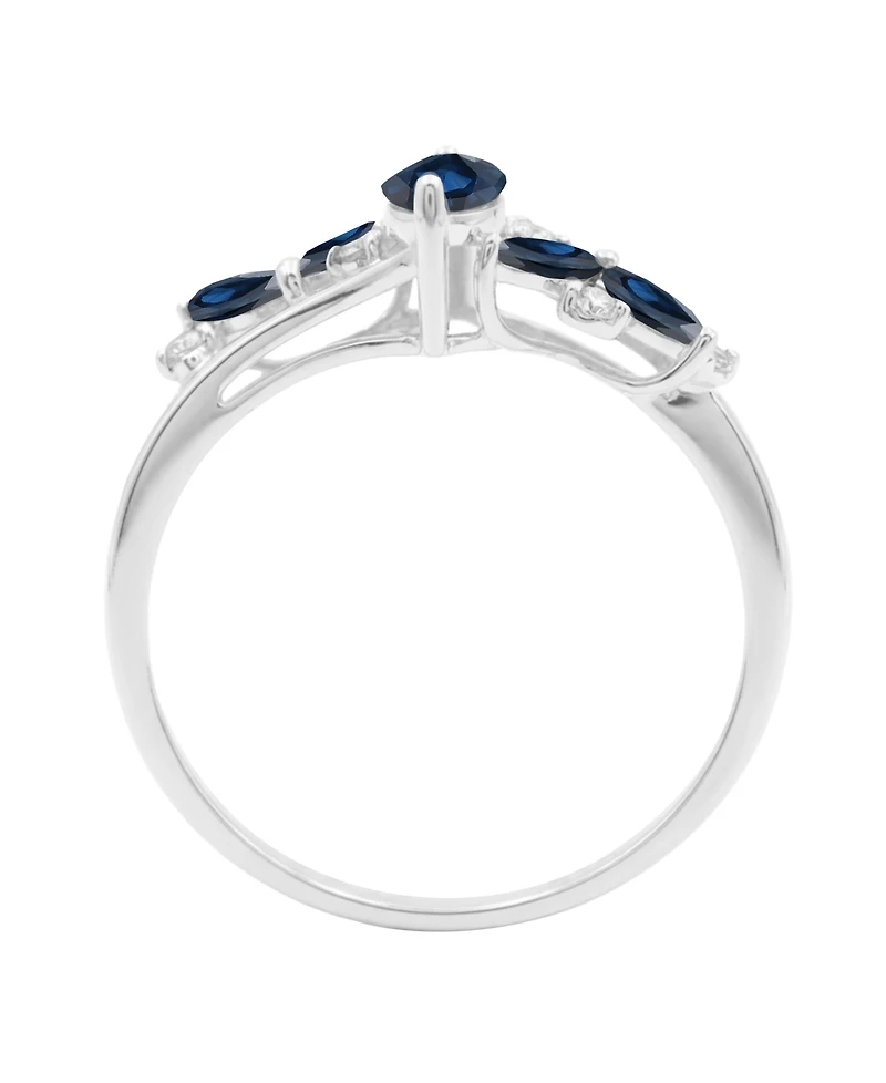 Macy's Emerald (7/8 ct. t.w.) and Diamond (1/10 Ring 14k Yellow Gold (Also Available Sapphire, Ruby)