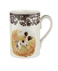 Spode Woodland Pointer Mugs, Set of 4