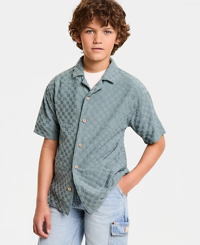 Levi's Boys' 8-20 Knit Camp Short-Sleeve Shirt