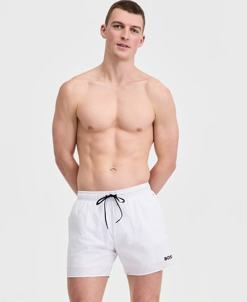 Boss by Hugo Men's Bay 5" Stretch Swim Trunks