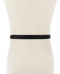 Michael Kors Bubble Plaque Leather Belt