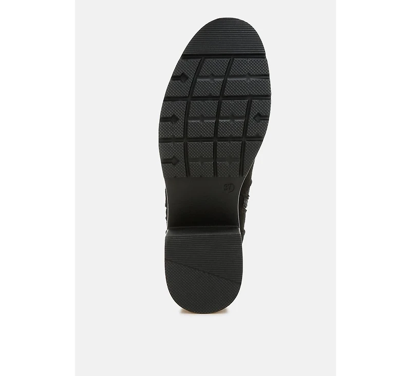 Tigris Microfiber Zipper Boots Women