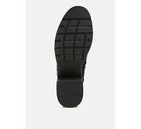 Tigris Microfiber Zipper Boots Women