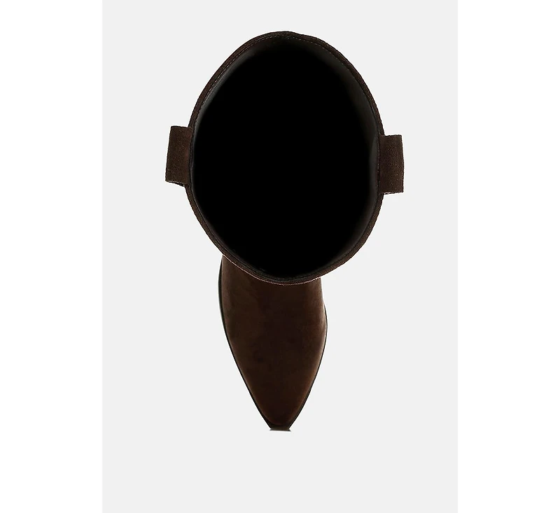 Lariat Studs Embellished Cowboy Boots Women