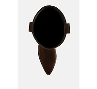 Lariat Studs Embellished Cowboy Boots Women