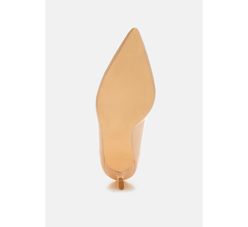 London Rag Calla Pointed Toe Fantasy Heel Pumps