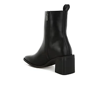 Muskox Square Toe Faux Leather Boots Women