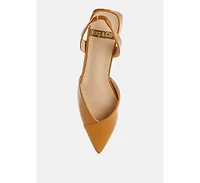 Tijay Soft Real Leather Slingback Sandals