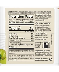 Sunwarrior Us Harvest Psyllium Husk Powder Pear 348.6g Tub (50 srv)