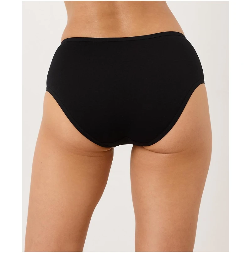 Pact Women's Everyday Mid Rise Hipster 5-Pack