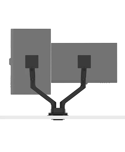 BenQ BDH01 Ergonomic Desk Mount Dual Monitor Arm, Black