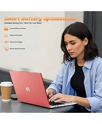 Nimo 15.6" Fhd Ips Student Laptop 16GB Ram 512GB Ssd, 4 Cores 13th Gen Intel N150 3.6GHz Fingerprint Wi-Fi 6